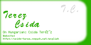 terez csida business card